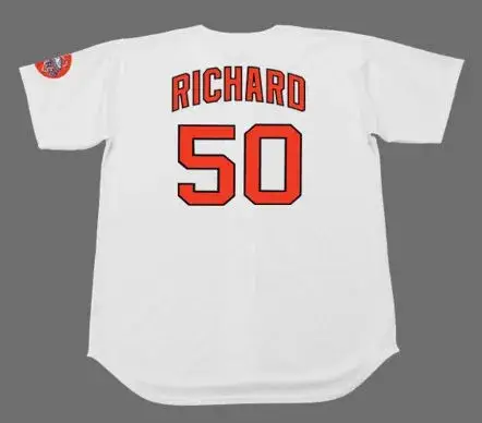 J.R. RICHARD Houston Astros 1971 Majestic Cooperstown Home Baseball Jersey 