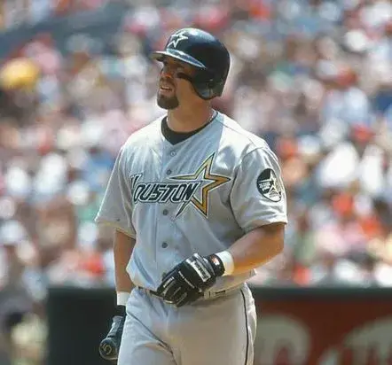 JEFF BAGWELL Houston Astros 1999 Majestic Throwback Away Baseball Jersey 