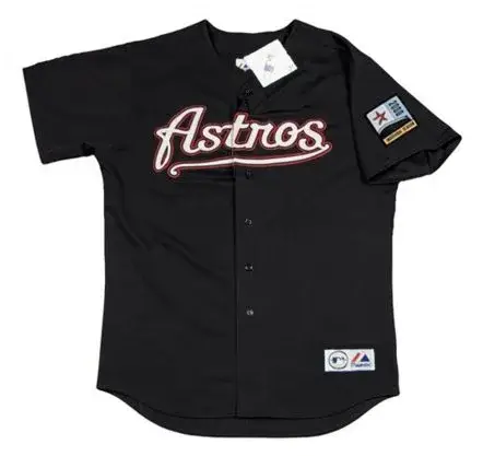 JEFF BAGWELL Houston Astros 2000 Majestic Throwback Alternate Baseball Jersey