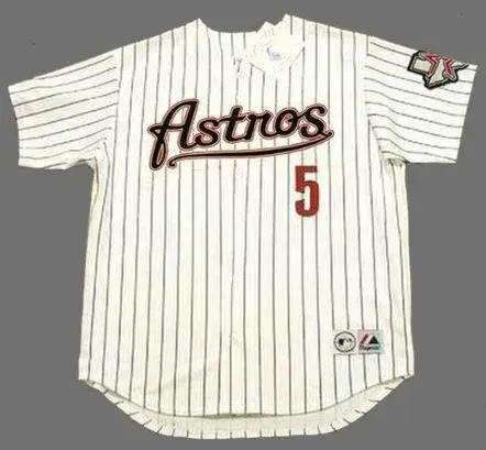 JEFF BAGWELL Houston Astros 2004 Home Majestic Baseball Throwback Jersey
