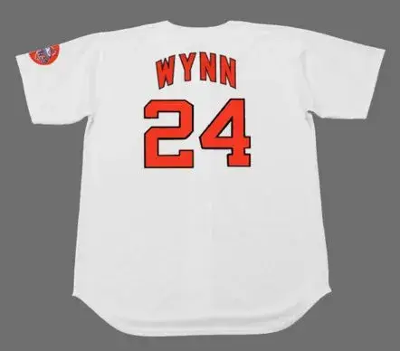JIMMY WYNN Houston Astros 1971 Majestic Cooperstown Home Baseball Jersey 