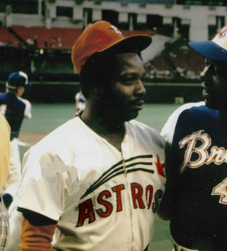 JIMMY WYNN Houston Astros 1971 Majestic Cooperstown Home Baseball Jersey 