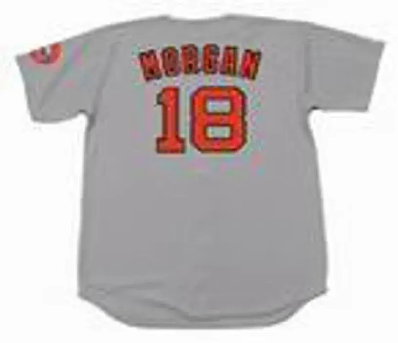 JOE MORGAN Houston Astros 1971 Majestic Cooperstown Away Baseball Jersey 