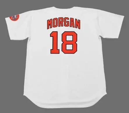JOE MORGAN Houston Astros 1971 Majestic Cooperstown Home Baseball Jersey 