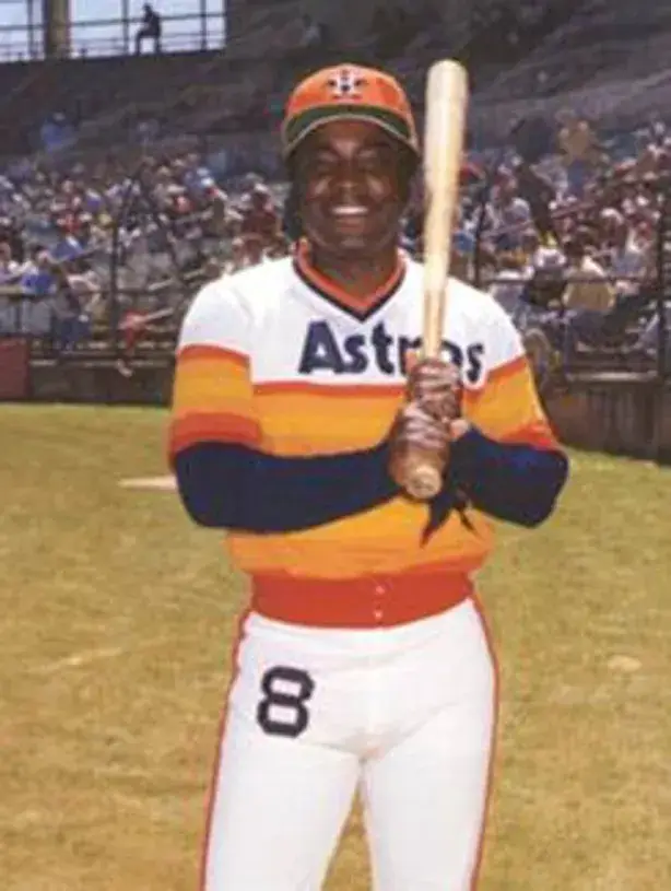 JOE MORGAN Houston Astros 1980 Majestic Cooperstown Throwback Baseball Jersey 