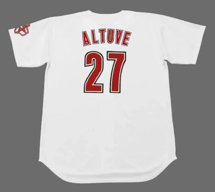 JOSE ALTUVE Houston Astros 2012 Majestic Throwback Alternate Baseball Jersey 