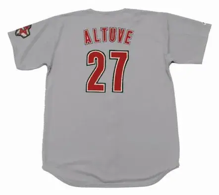 JOSE ALTUVE Houston Astros 2012 Majestic Throwback Away Baseball Jersey 