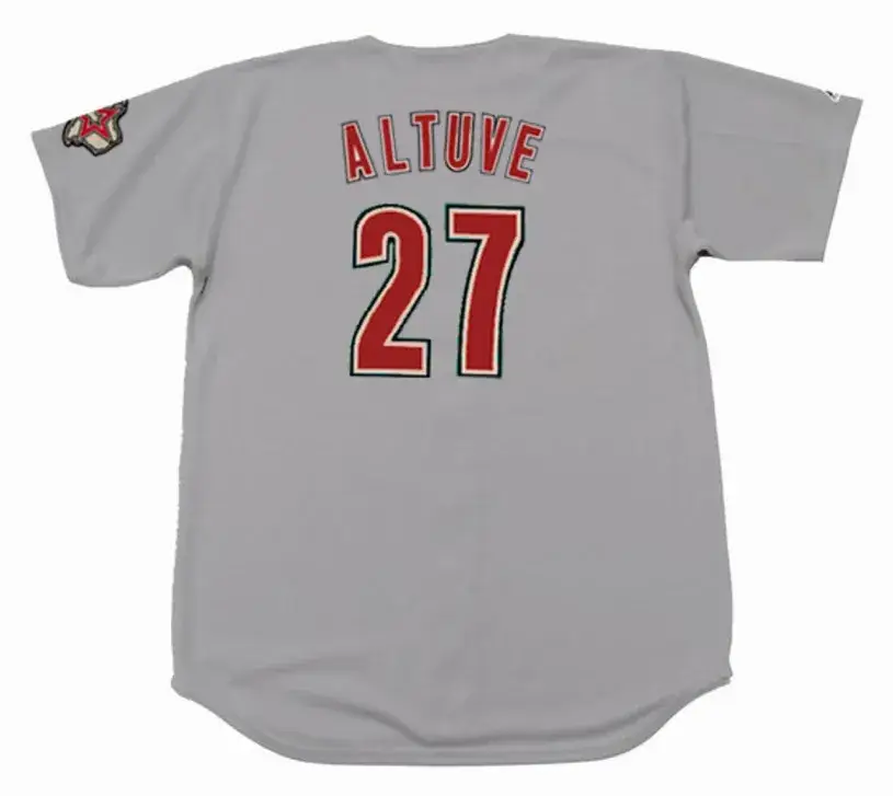 JOSE ALTUVE Houston Astros 2012 Majestic Throwback Away Baseball Jersey 