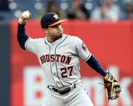 JOSE ALTUVE Houston Astros Majestic Away Baseball Jersey 