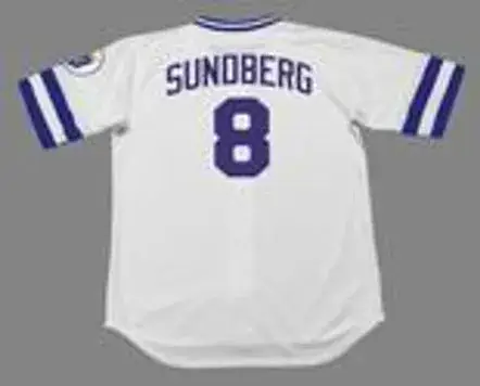 JIM SUNDBERG Kansas City Royals 1985 Majestic Cooperstown Home Baseball Jersey 