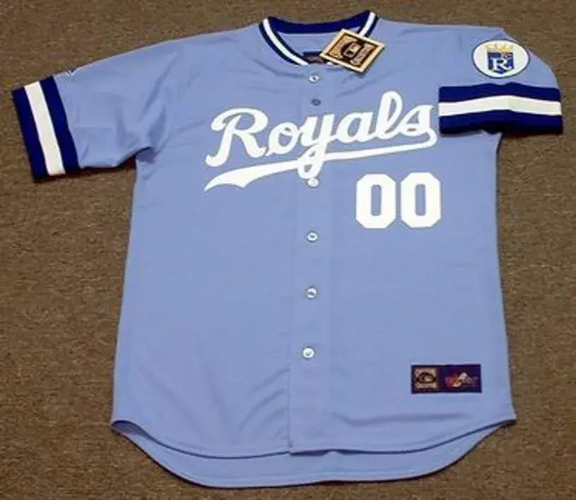 KANSAS CITY ROYALS 1980’s Majestic Cooperstown Away Jersey Customized “Any Name & Number(s)”