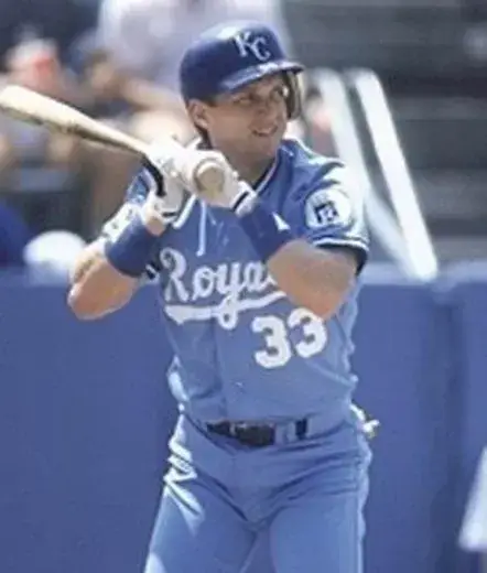 KEVIN SEITZER Kansas City Royals 1989 Majestic Cooperstown Away Baseball Jersey 