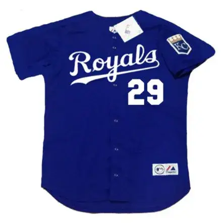 MIKE SWEENEY Kansas City Royals 2002 Alternate Majestic Throwback Baseball Jersey