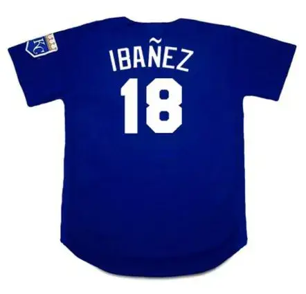 RAUL IBANEZ Kansas City Royals 2002 Alternate Majestic Throwback Baseball Jersey 