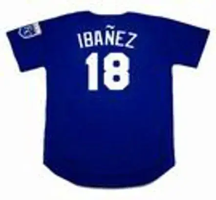 RAUL IBANEZ Kansas City Royals 2002 Alternate Majestic Throwback Baseball Jersey 