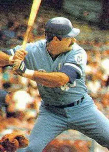 STEVE BALBONI Kansas City Royals 1985 Majestic Cooperstown Away Baseball Jersey 