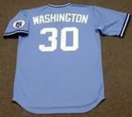 U.L. WASHINGTON Kansas City Royals 1980 Majestic Cooperstown Throwback Baseball Jersey 
