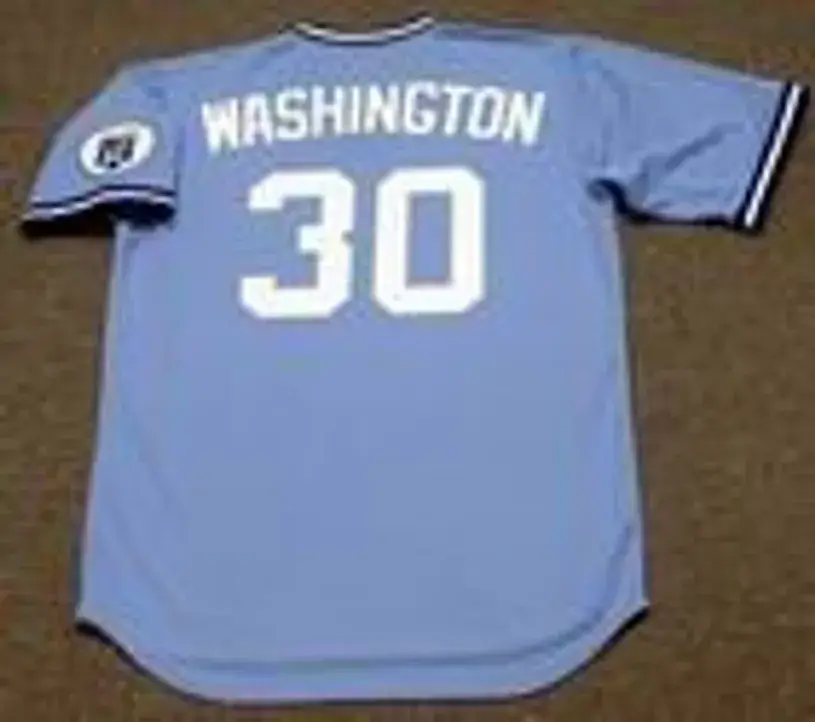 U.L. WASHINGTON Kansas City Royals 1980 Majestic Cooperstown Throwback Baseball Jersey 