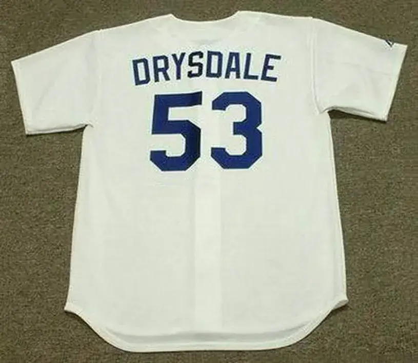 DON DRYSDALE Los Angeles Dodgers 1960’s Majestic Throwback Baseball Jersey 