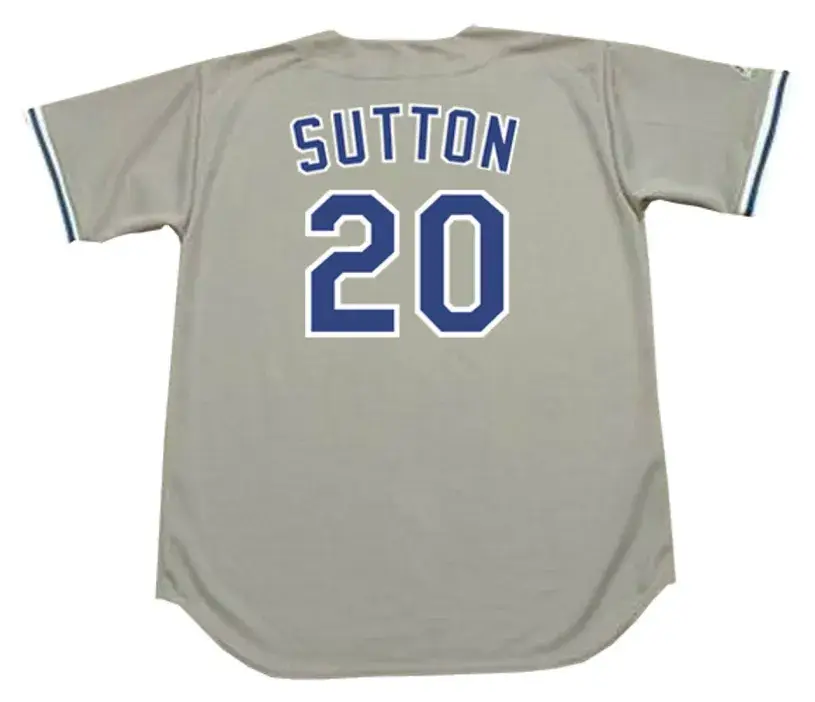 DON SUTTON Los Angeles Dodgers 1978 Majestic Throwback Away Baseball Jersey 