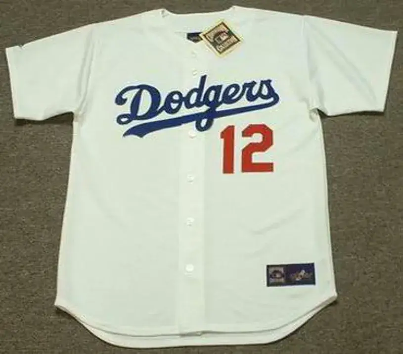 DUSTY BAKER Los Angeles Dodgers 1981 Majestic Cooperstown Throwback Jersey