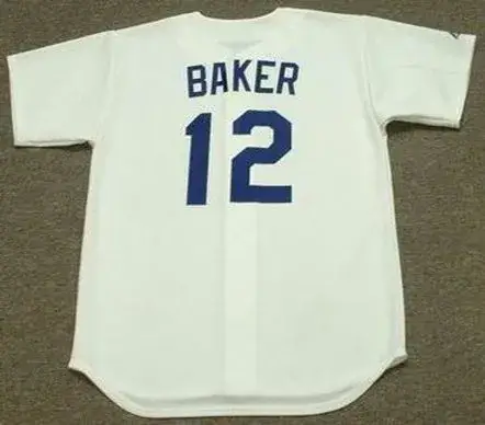DUSTY BAKER Los Angeles Dodgers 1981 Majestic Cooperstown Throwback Jersey 