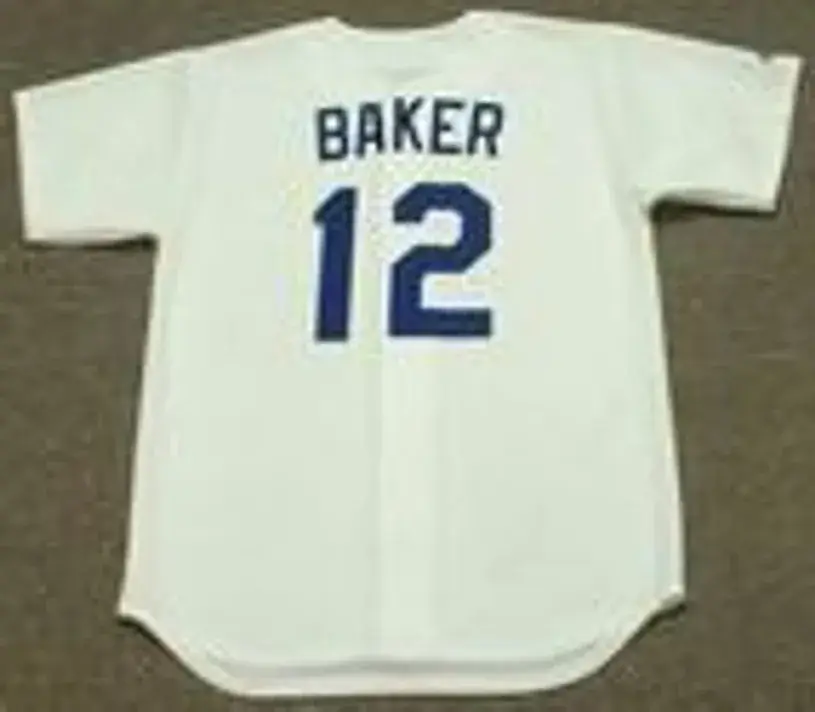 DUSTY BAKER Los Angeles Dodgers 1981 Majestic Cooperstown Throwback Jersey 