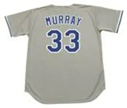 EDDIE MURRAY Los Angeles Dodgers 1990 Majestic Throwback Away Baseball Jersey 