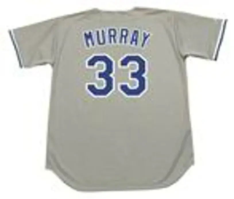 EDDIE MURRAY Los Angeles Dodgers 1990 Majestic Throwback Away Baseball Jersey 