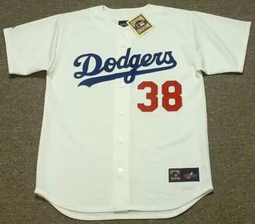 ERIC GAGNE Los Angeles Dodgers 2001 Home Majestic Throwback Baseball Jersey