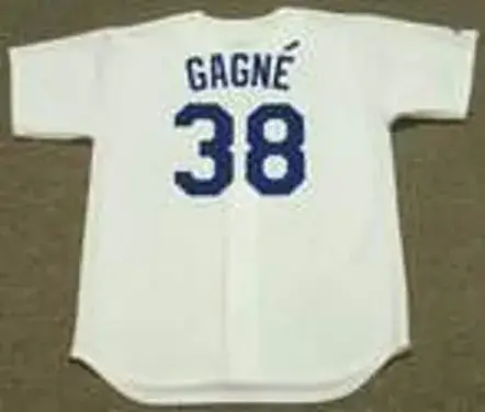ERIC GAGNE Los Angeles Dodgers 2001 Home Majestic Throwback Baseball Jersey 