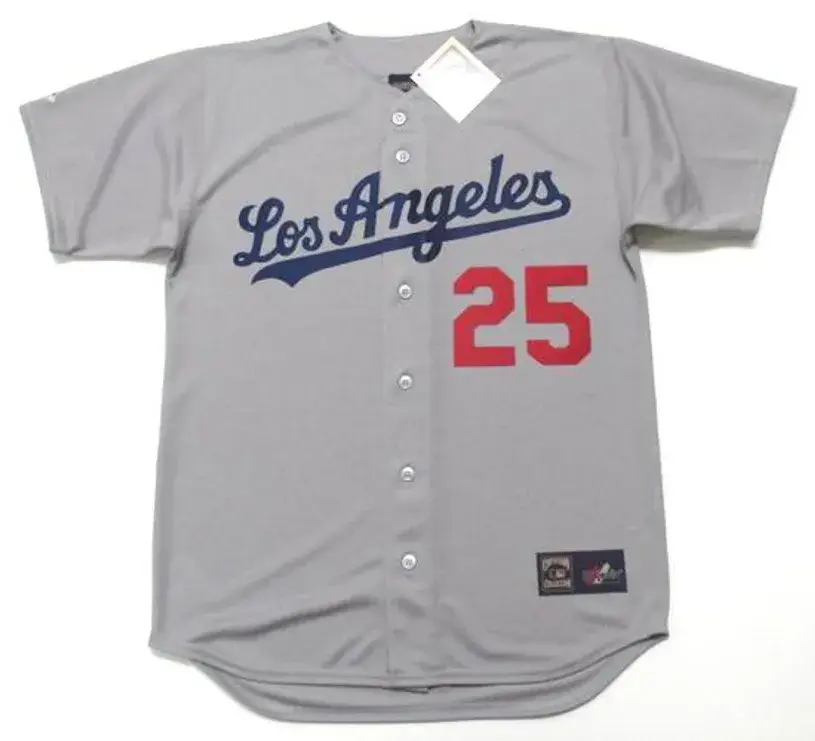 FRANK HOWARD Los Angeles Dodgers 1960’s Away Majestic Baseball Throwback Jersey