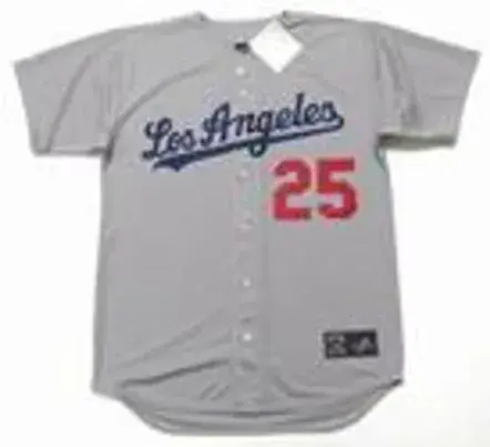 FRANK HOWARD Los Angeles Dodgers 1960’s Away Majestic Baseball Throwback Jersey 