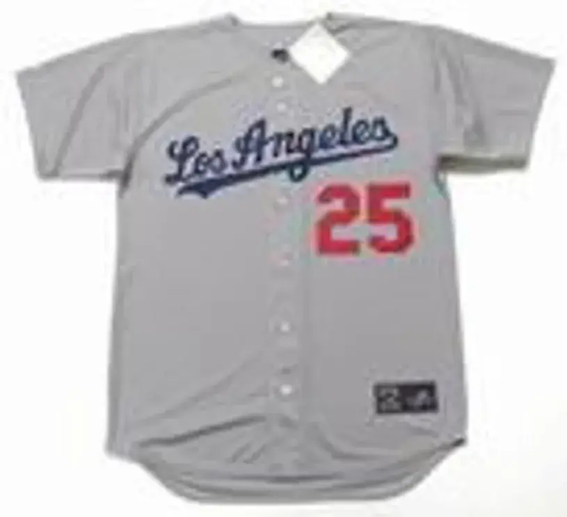 FRANK HOWARD Los Angeles Dodgers 1960’s Away Majestic Baseball Throwback Jersey 