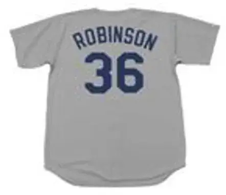 FRANK ROBINSON Los Angeles Dodgers 1972 Away Majestic Throwback Baseball Jersey 