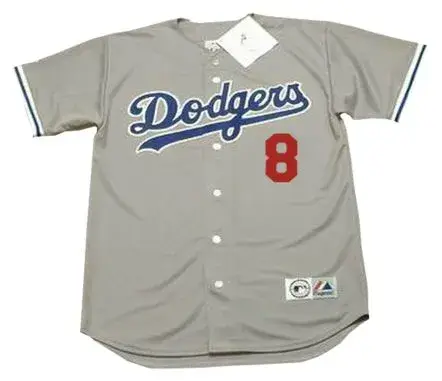GARY CARTER Los Angeles Dodgers 1991 Majestic Throwback Away Baseball Jersey
