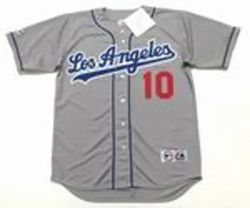 GARY SHEFFIELD Los Angeles Dodgers 2001 Majestic Throwback Away Baseball Jersey 