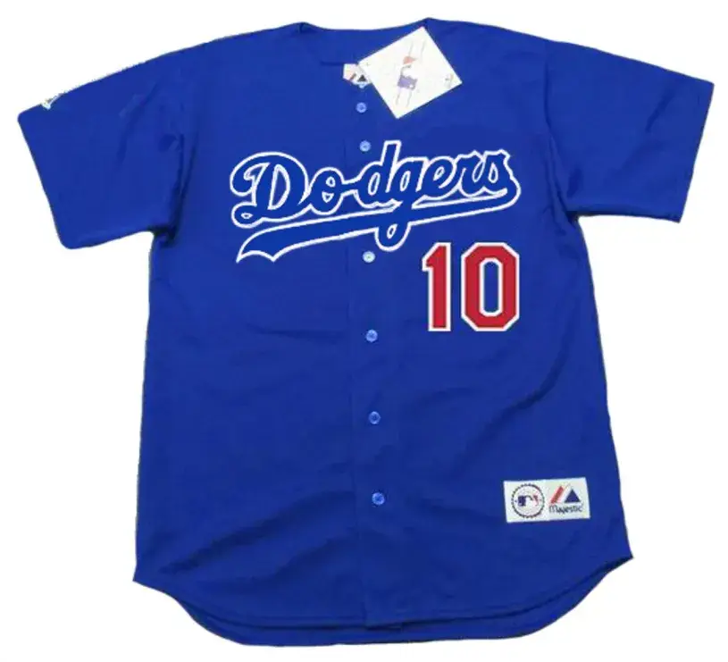 HIDEO NOMO Los Angeles Dodgers 2003 Majestic Baseball Throwback Jersey