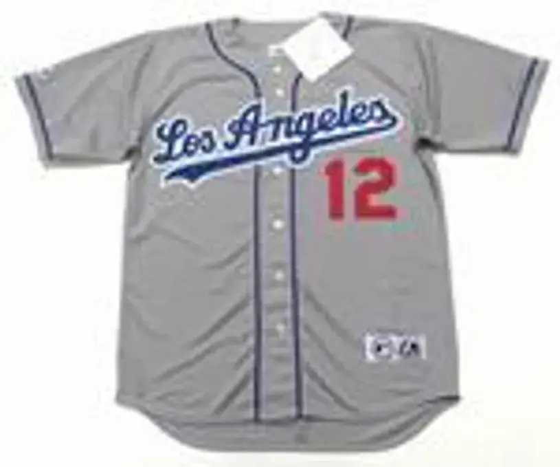 JEFF KENT Los Angeles Dodgers 2005 Majestic Throwback Away Baseball Jersey 