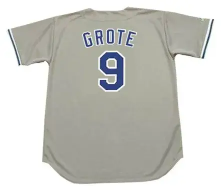 JERRY GROTE Los Angeles Dodgers 1978 Away Majestic Baseball Throwback Jersey 