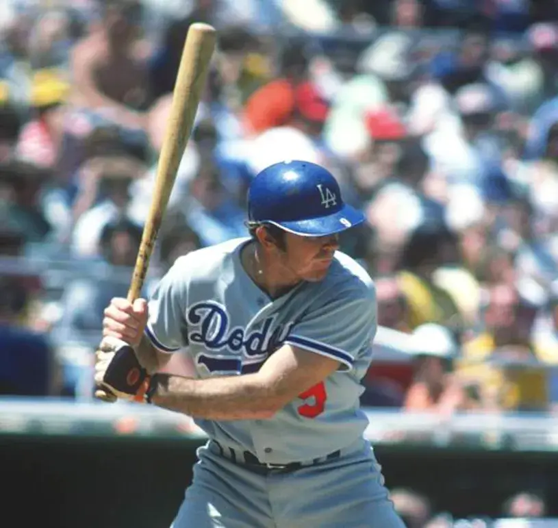 JERRY GROTE Los Angeles Dodgers 1978 Away Majestic Baseball Throwback Jersey 