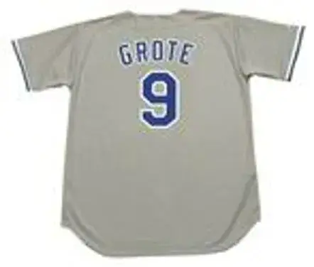 JERRY GROTE Los Angeles Dodgers 1978 Away Majestic Baseball Throwback Jersey 
