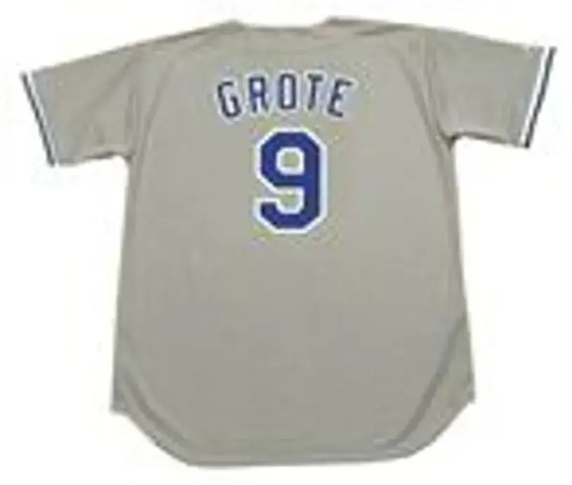 JERRY GROTE Los Angeles Dodgers 1978 Away Majestic Baseball Throwback Jersey 