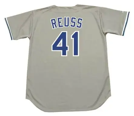 JERRY REUSS Los Angeles Dodgers 1981 Majestic Throwback Away Baseball Jersey 