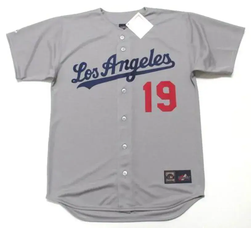 JIM GILLIAM Los Angeles Dodgers 1960’s Majestic Cooperstown Away Baseball Jersey
