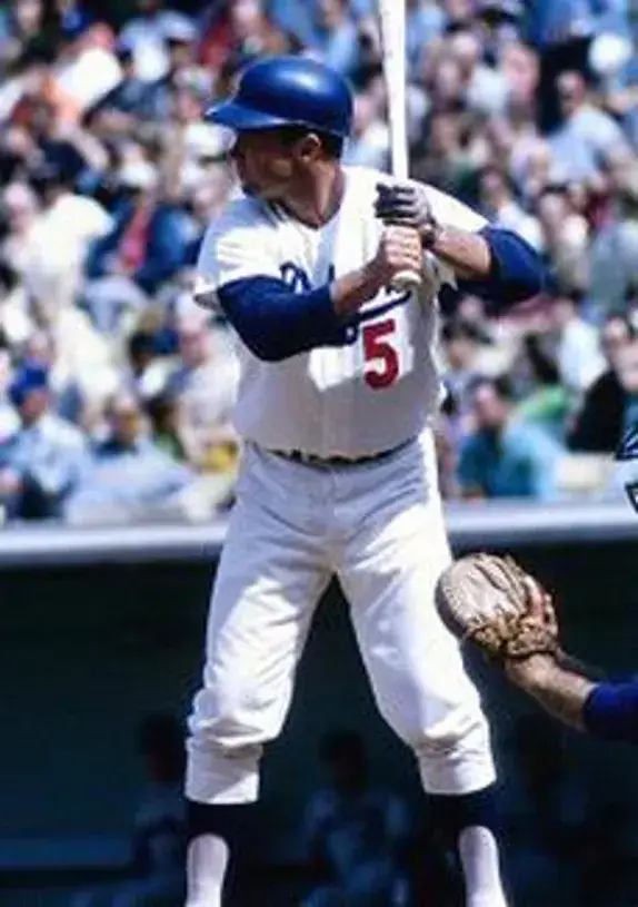 JIM LEFEBVRE Los Angeles Dodgers 1960’s Majestic Cooperstown Throwback Jersey 