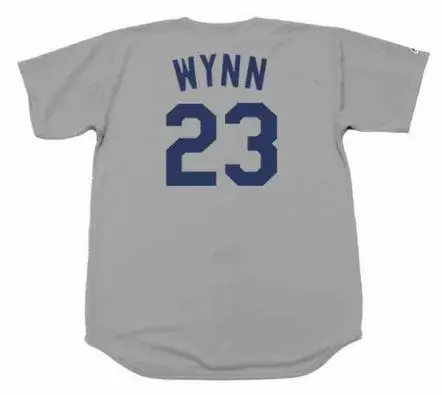 JIMMY WYNN Los Angeles Dodgers 1974 Away Majestic Throwback Baseball Jersey 