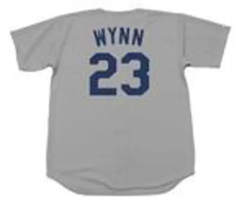 JIMMY WYNN Los Angeles Dodgers 1974 Away Majestic Throwback Baseball Jersey 