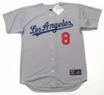 JOHN ROSEBORO Los Angeles Dodgers 1960’s Majestic Cooperstown Away Baseball Jersey 