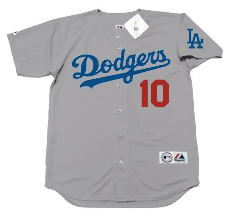 JUSTIN TURNER Los Angeles Dodgers 2016 Majestic Away Baseball Jersey